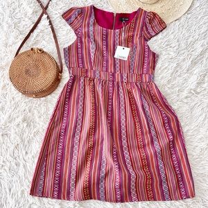 •SOLD• NWT Ladakh Embroidered Striped Dress 4